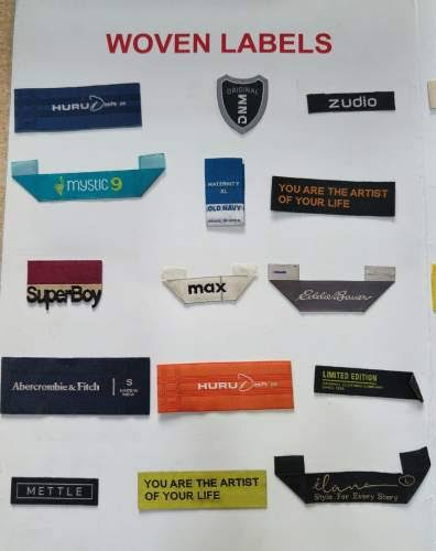 Custom woven labels for clothing brands by Bless Forge